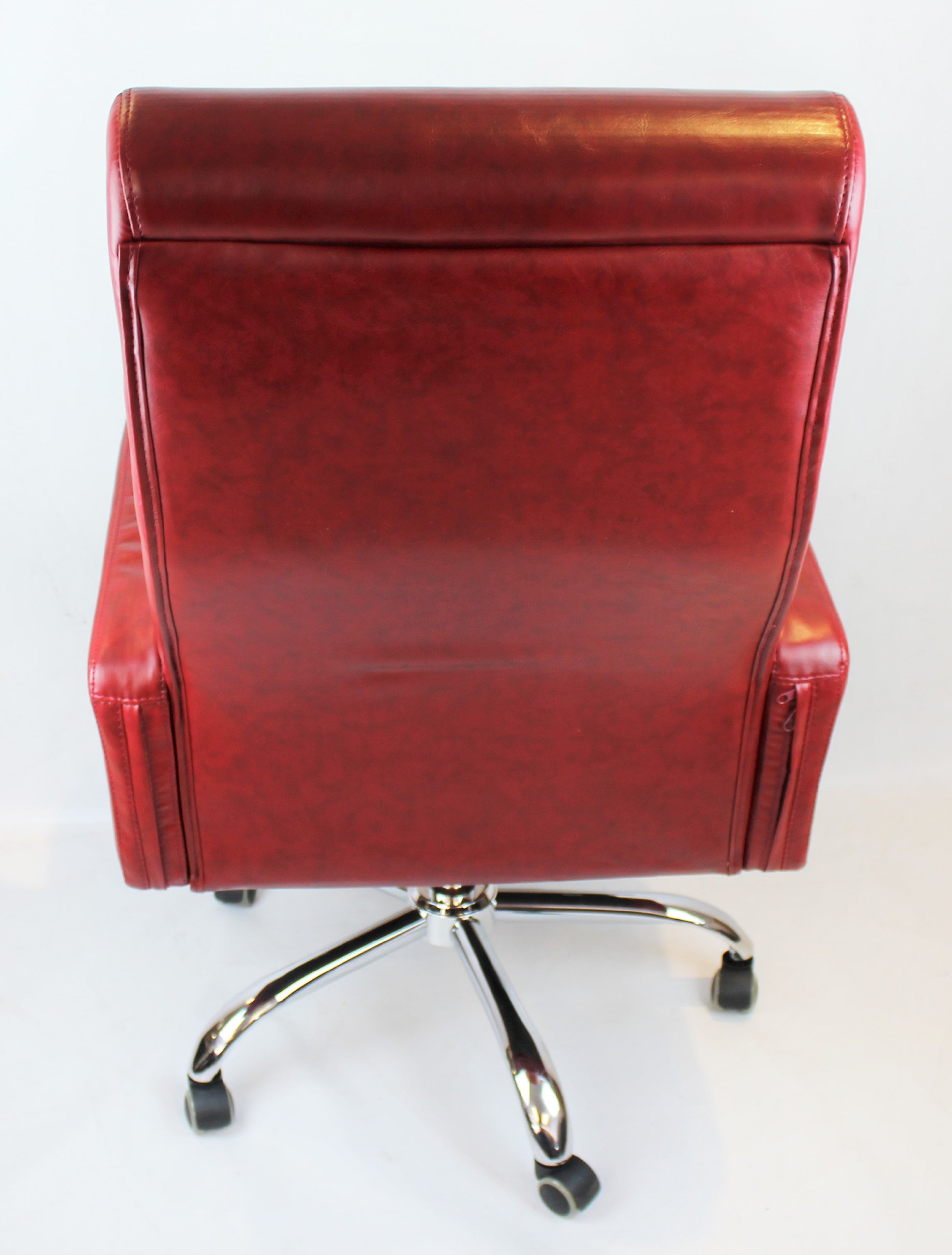 Modern Red Leather Executive Office Chair - DH-009